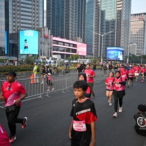 Race photo from SMARTFREN RUN 2026