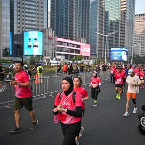 Race photo from SMARTFREN RUN 2026