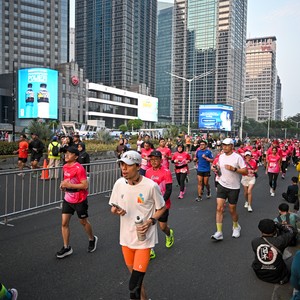 Race photo from SMARTFREN RUN 2026