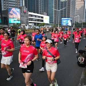 Race photo from SMARTFREN RUN 2026