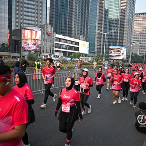 Race photo from SMARTFREN RUN 2026