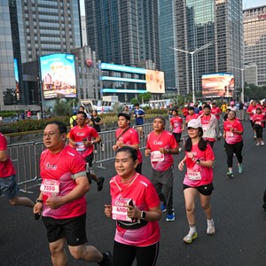 Race photo from SMARTFREN RUN 2026