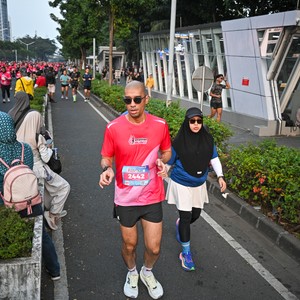 Race photo from SMARTFREN RUN 2026