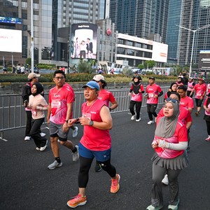 Race photo from SMARTFREN RUN 2026