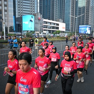 Race photo from SMARTFREN RUN 2026