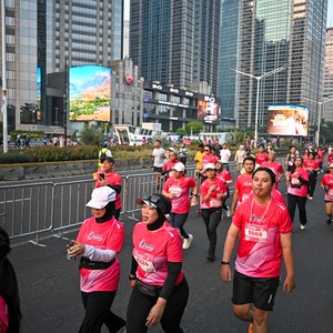 Race photo from SMARTFREN RUN 2026