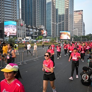 Race photo from SMARTFREN RUN 2026