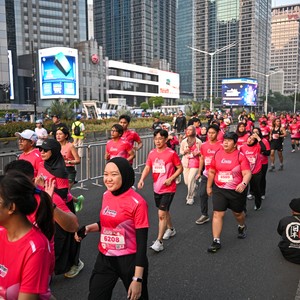 Race photo from SMARTFREN RUN 2026