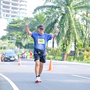Race photo from BOGORUN 2026