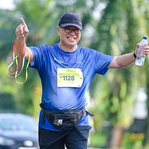 Race photo from BOGORUN 2026