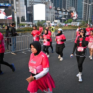 Race photo from SMARTFREN RUN 2026