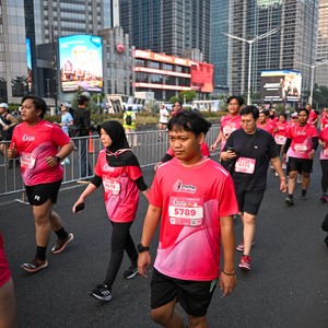 Race photo from SMARTFREN RUN 2026
