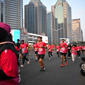 Race photo from SMARTFREN RUN 2026