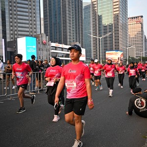 Race photo from SMARTFREN RUN 2026