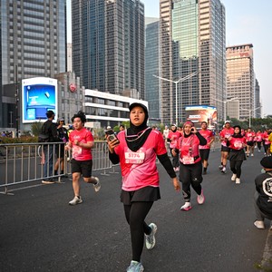 Race photo from SMARTFREN RUN 2026
