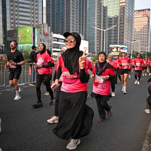 Race photo from SMARTFREN RUN 2026