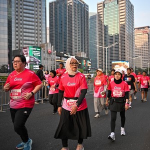Race photo from SMARTFREN RUN 2026