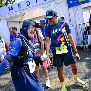 Race photo from BOGORUN 2026