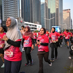 Race photo from SMARTFREN RUN 2026