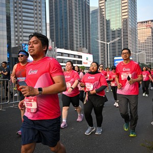 Race photo from SMARTFREN RUN 2026