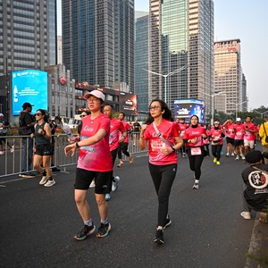 Race photo from SMARTFREN RUN 2026