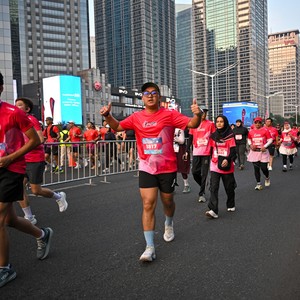 Race photo from SMARTFREN RUN 2026