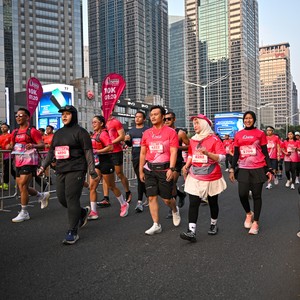 Race photo from SMARTFREN RUN 2026
