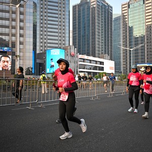 Race photo from SMARTFREN RUN 2026
