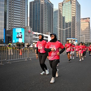 Race photo from SMARTFREN RUN 2026