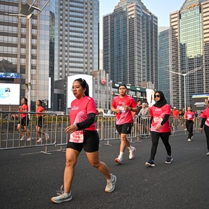Race photo from SMARTFREN RUN 2026