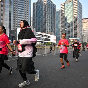 Race photo from SMARTFREN RUN 2026