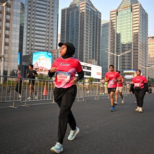 Race photo from SMARTFREN RUN 2026