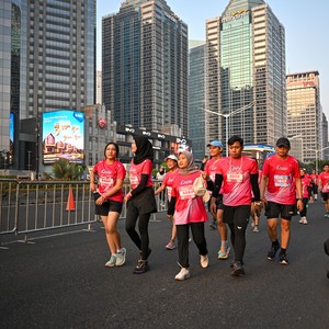 Race photo from SMARTFREN RUN 2026