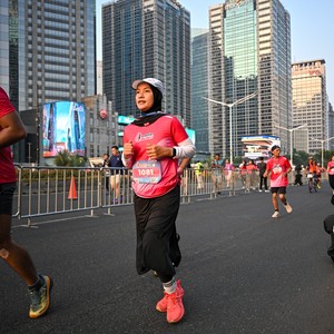 Race photo from SMARTFREN RUN 2026