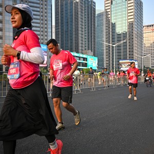Race photo from SMARTFREN RUN 2026