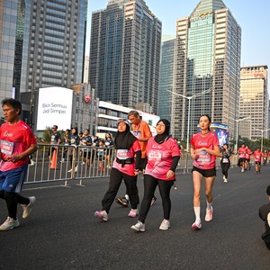 Race photo from SMARTFREN RUN 2026