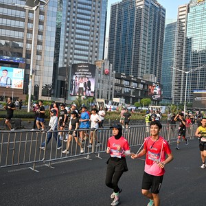 Race photo from SMARTFREN RUN 2026