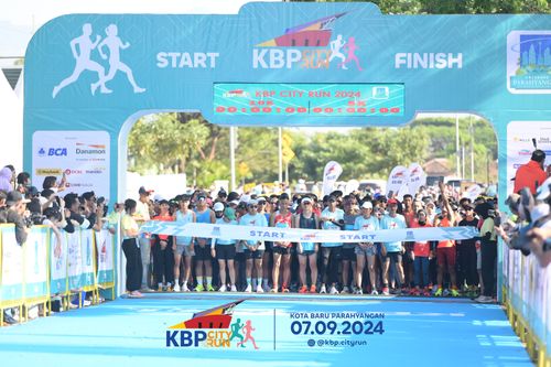 Race photo from KBP City Run 2024