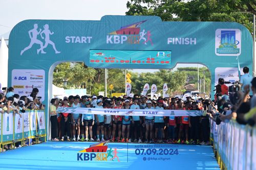 Race photo from KBP City Run 2024