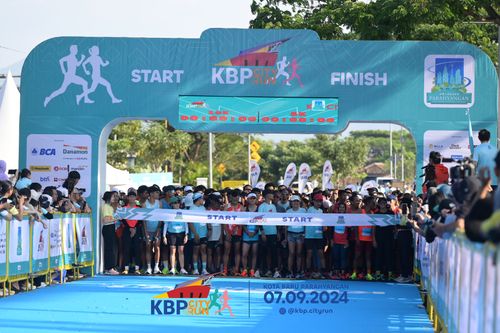 Race photo from KBP City Run 2024