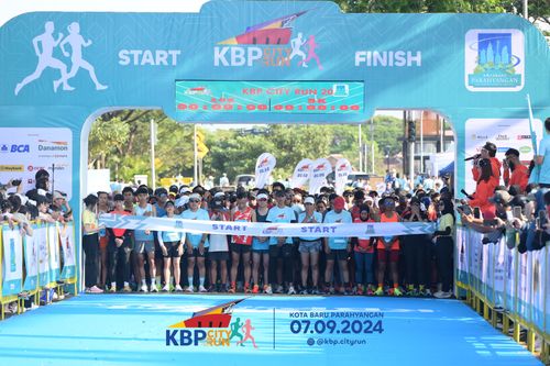 Race photo from KBP City Run 2024