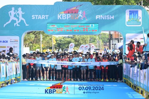 Race photo from KBP City Run 2024