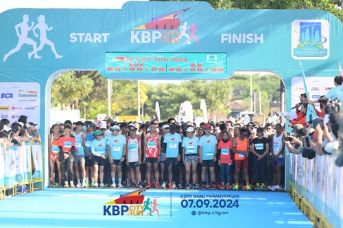 Race photo from KBP City Run 2024