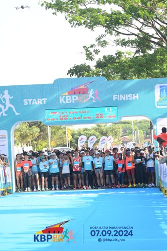 Race photo from KBP City Run 2024