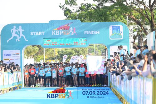 Race photo from KBP City Run 2024