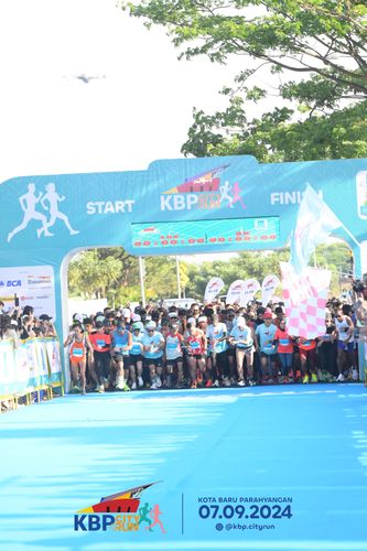 Race photo from KBP City Run 2024