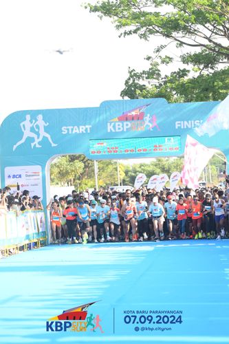 Race photo from KBP City Run 2024