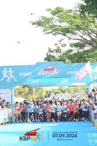Race photo from KBP City Run 2024