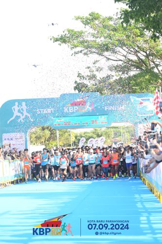 Race photo from KBP City Run 2024