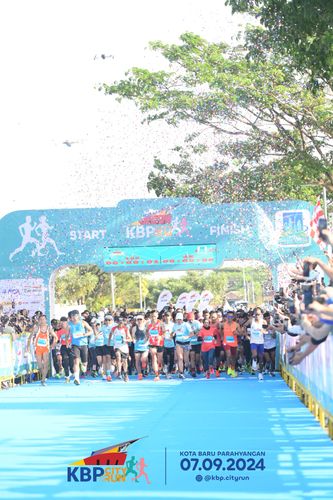 Race photo from KBP City Run 2024